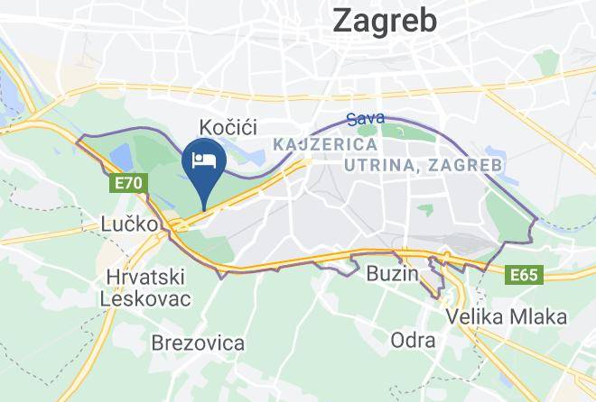 Zagreb - Hotel Galerija Maps