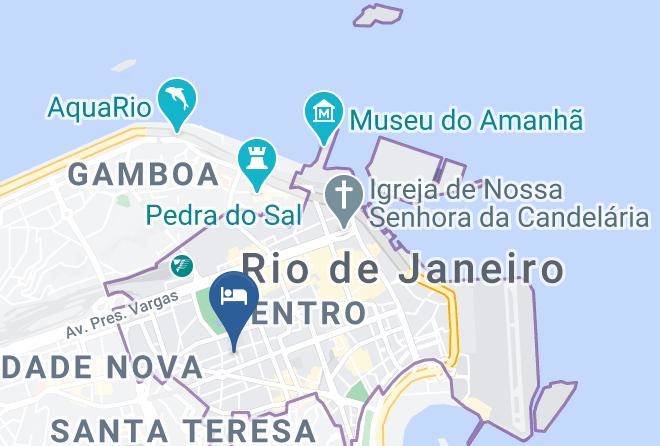 Rio De Janeiro Centro - Hotel Galicia Maps