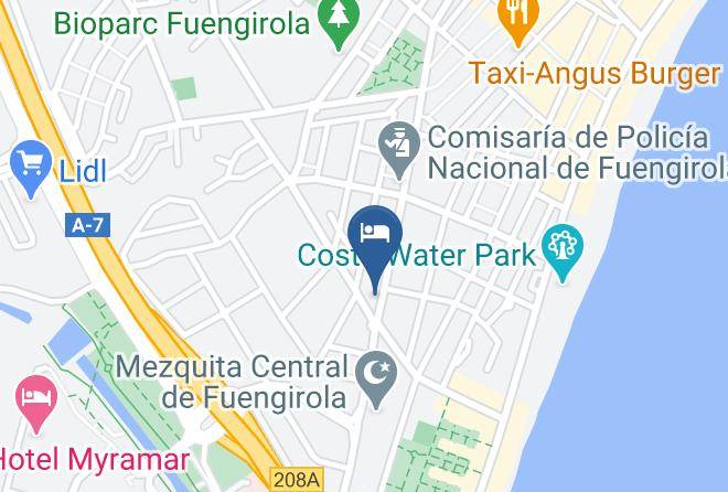 Malaga - Hotel Galicia Maps