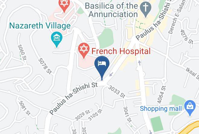 Nazareth - Galilee Hotel Maps
