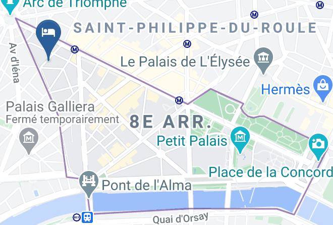 Paris - Hotel Galileo Paris Maps