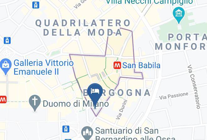 Milan - Hotel Galileo Maps