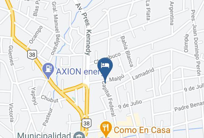 Punilla Department - Hotel Galileo Maps