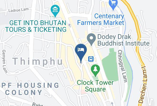 Thimphu - Hotel Galingkha Maps