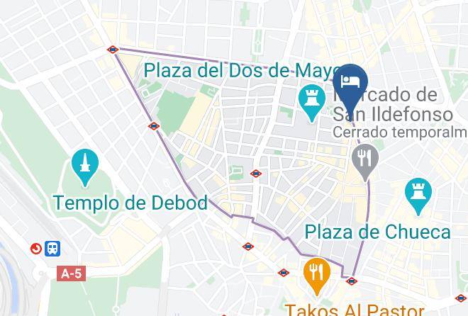 Madrid - Hotel Gallardo Maps