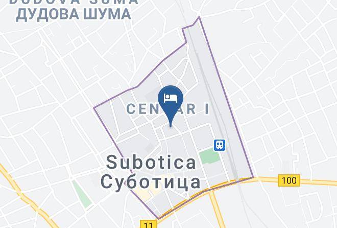 Central Serbia - Hotel Galleria Maps