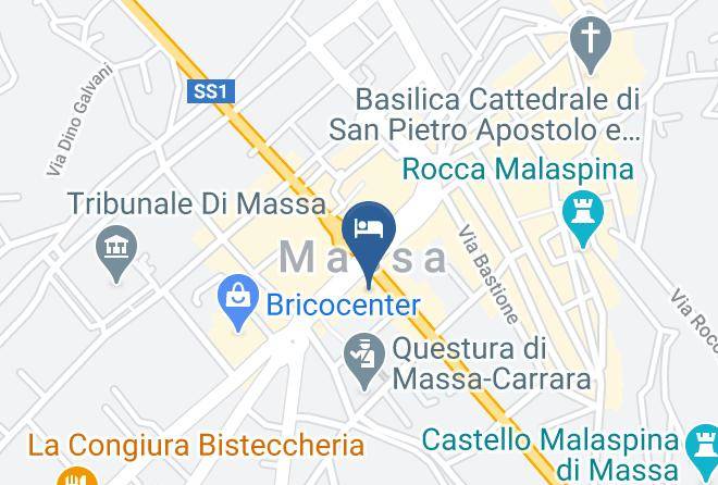 Massa Carrara - Hotel Galleria Maps