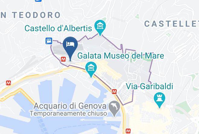 Genoa - Hotel Galles Maps