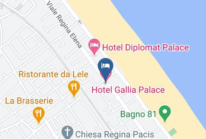 Rimini - Hotel Gallia Palace Maps