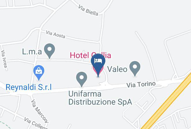 Turin - Hotel Gallia Maps