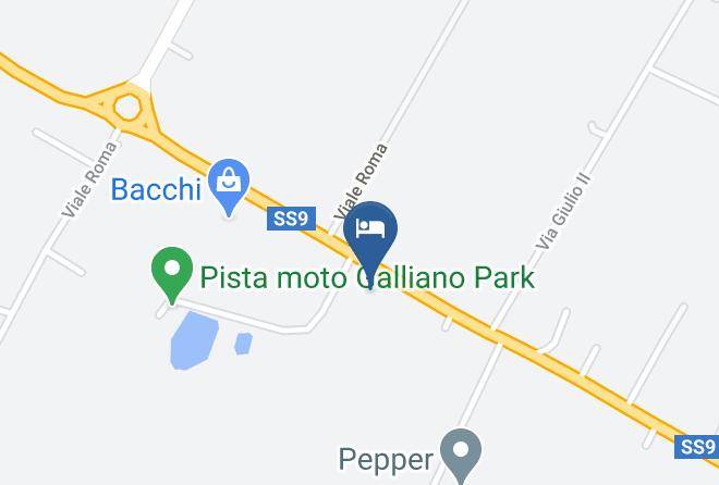 Forli - Hotel Galliano Maps