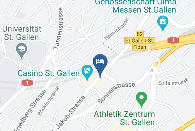 Sankt Gallen - Hotel Gallo Maps
