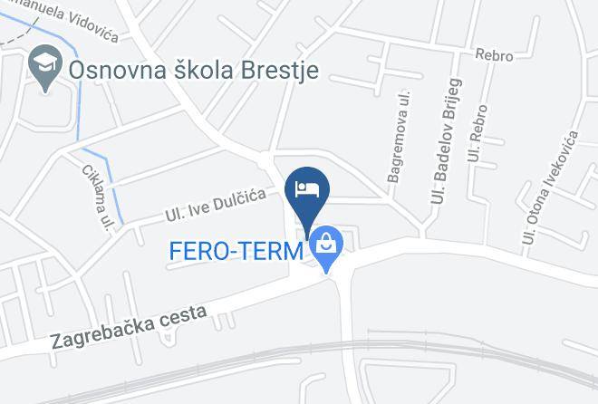 Zagreb - Hotel Gallus Maps