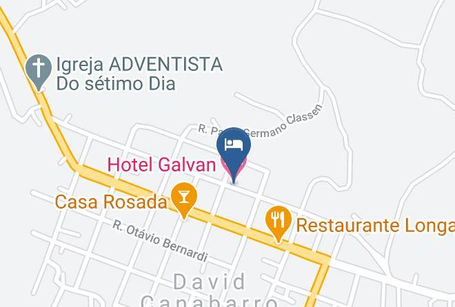 David Canabarro - Hotel Galvan Maps