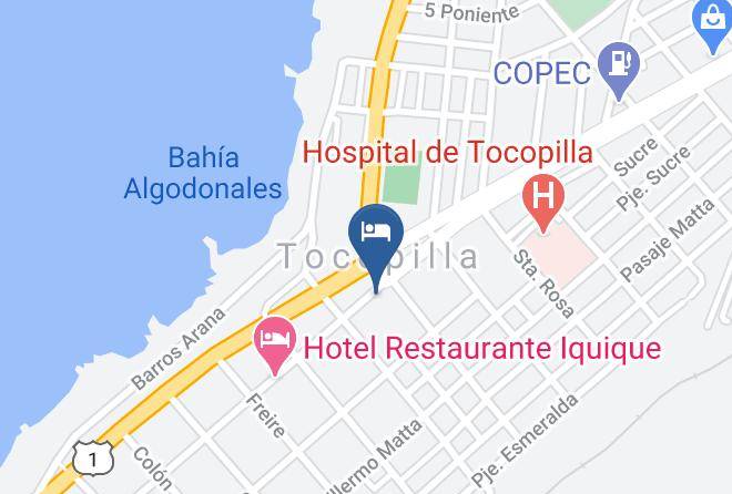 Tocopilla Province - Hotel Galvarino Maps