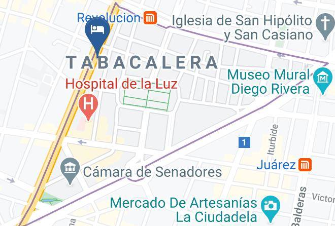 Cuauhtemoc - Hotel Galvas Maps