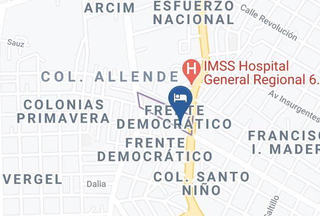 Ciudad Madero - Hotel Gamasu Maps