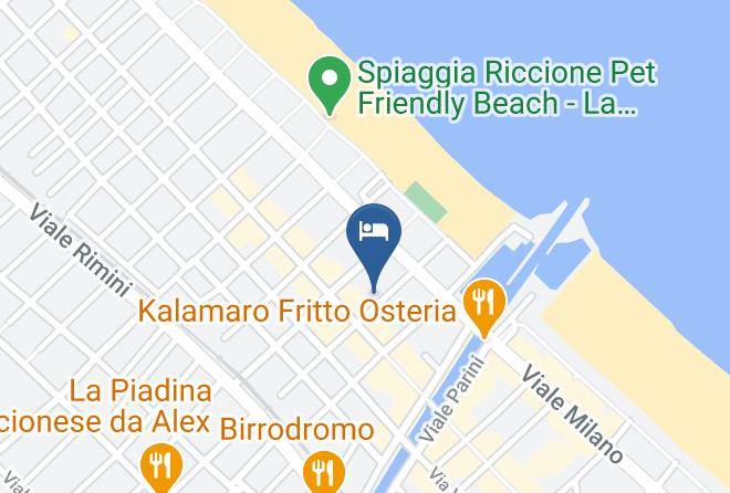 Rimini - Hotel Gambrinus Maps
