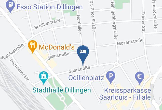 Saarlouis - Hotel Gambrinus Dillingen Maps