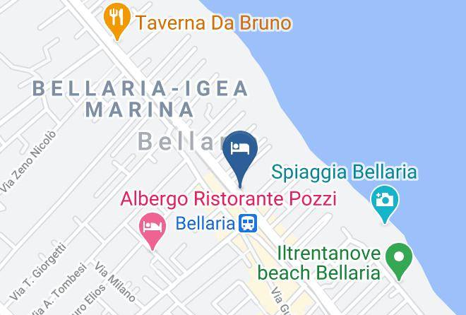 Rimini - Hotel Gambrinus Tower Resort Maps