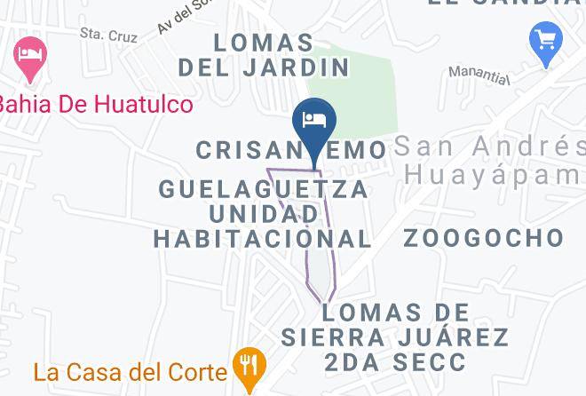 San Andres Huayapam - Hotel Gams Maps