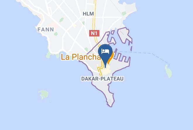 Dakar - Hotel Ganale Maps