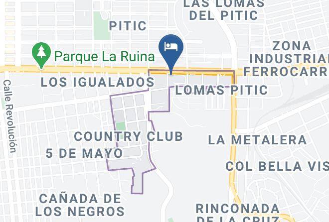 Hermosillo - Hotel Gandara Maps
