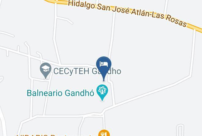 Tecozautla - Hotel Gandho Maps