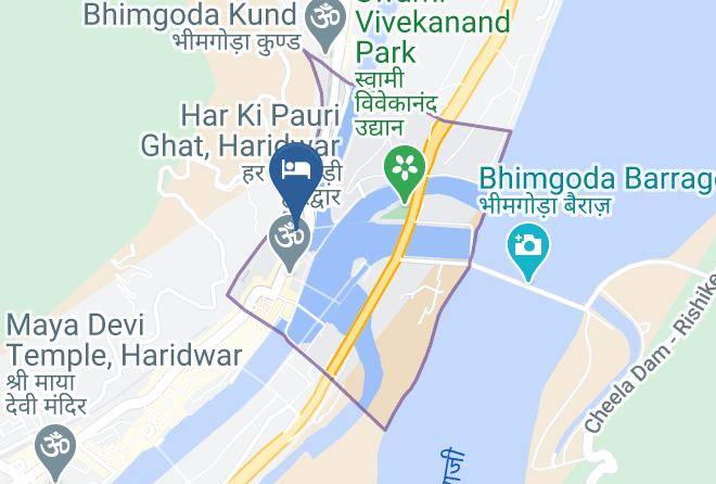 Hardwar - Hotel Ganga Darshan Maps