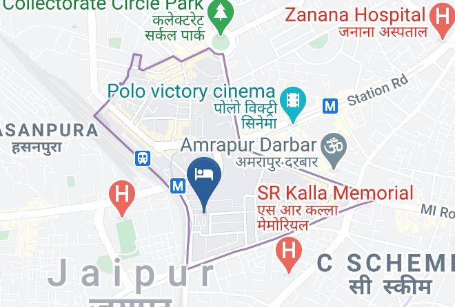 Jaipur - Hotel Ganga Kripa Maps