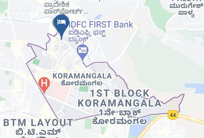 Bengaluru - Hotel Ganga Sagar 3star Hotel Maps