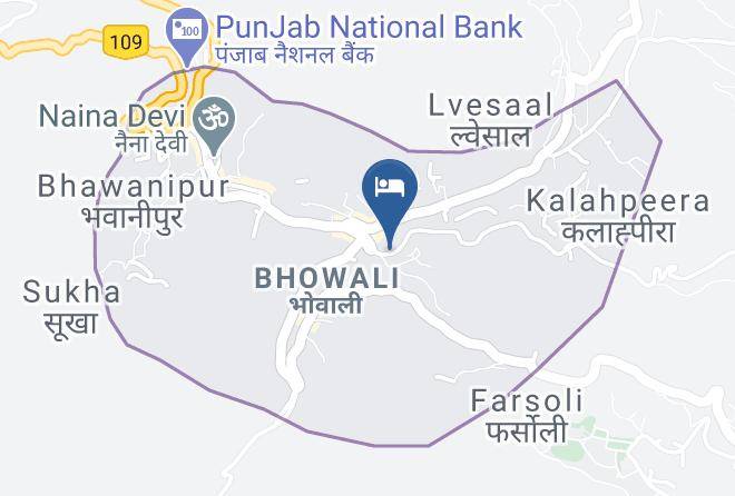Nainital Sub District - Hotel Ganga Valley & Hill Restaurent Maps