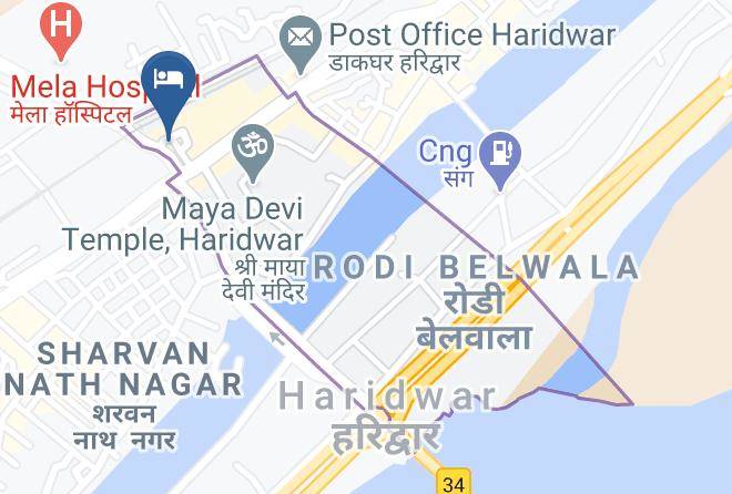 Hardwar - Hotel Ganga Vilas Maps