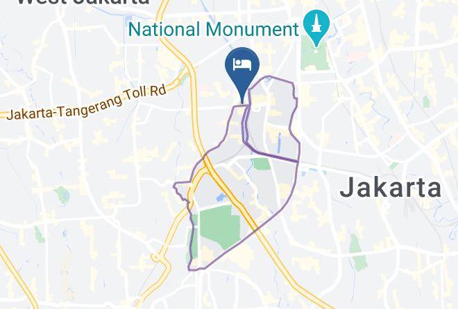 Central Jakarta - Hotel Gani Maps