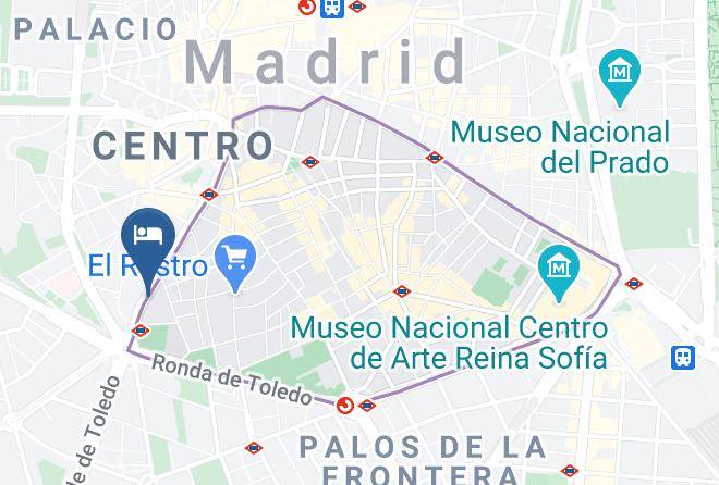 Madrid - Hotel Ganivet Maps
