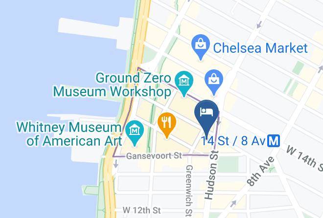 New York - Gansevoort Meatpacking Nyc Maps