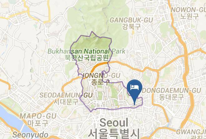 Jongnogu - Hotel Gaon Golden Park Dongdaemun Maps