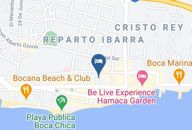 Boca Chica - Hotel Garant & Suites Maps