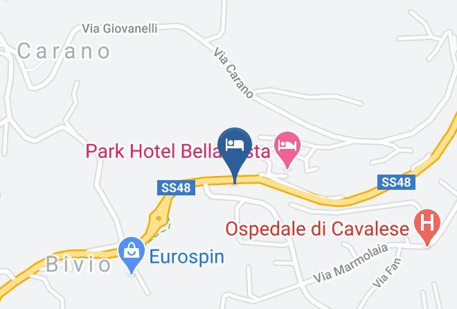 Trento - Hotel Garden Cavalese Maps