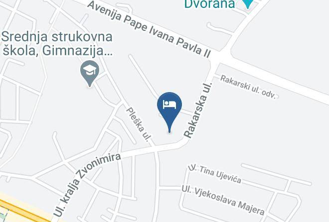 Velika Gorica - Hotel Garden Hill Maps