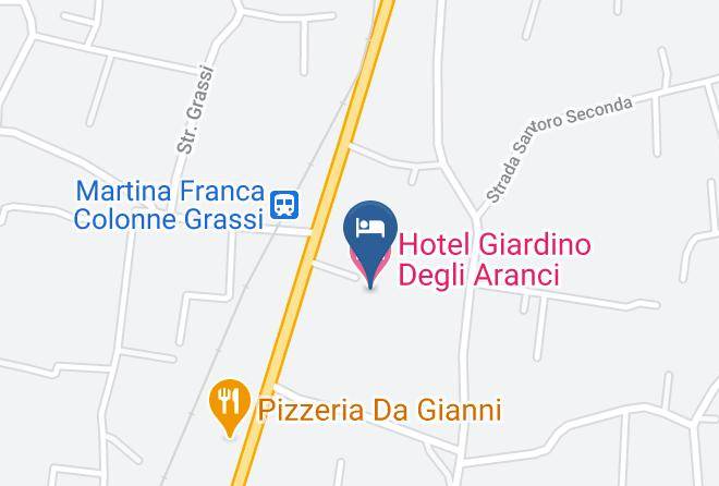 Taranto - Hotel Giardino Degli Aranci Maps