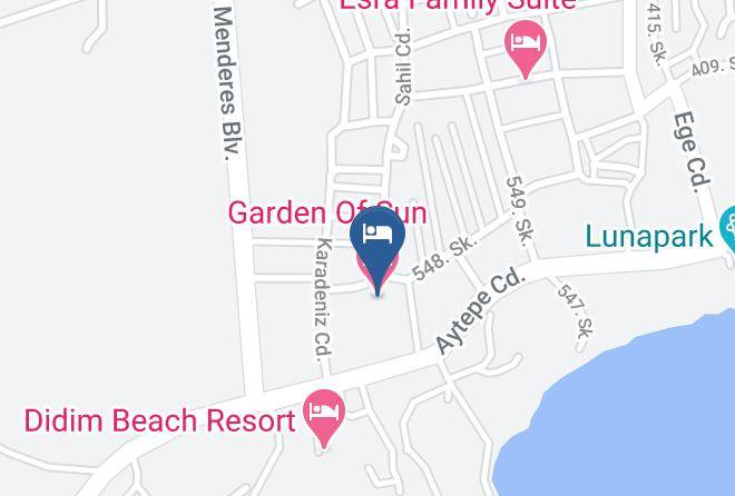 Garden Of Sun Hotel Map - Aydin - Didim