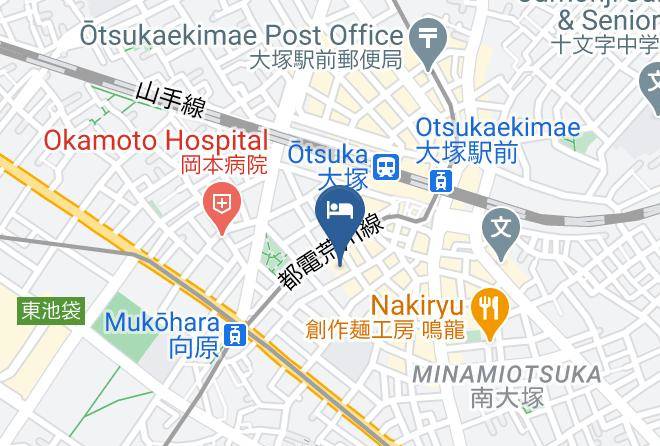 Hotel Garden Otsuka Map