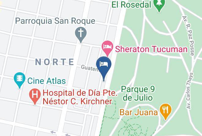 Tucuman City - Hotel Garden Park Maps