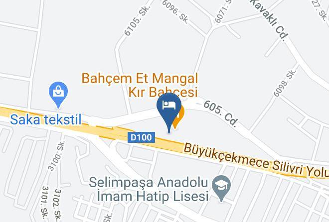 Hotel Garden Silivri Map