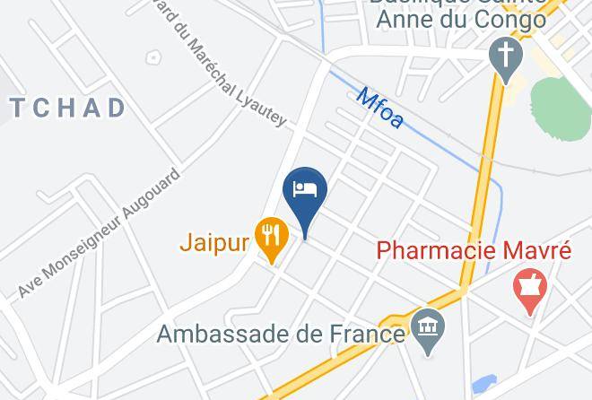 Brazzaville - Hotel Gardenia Maps