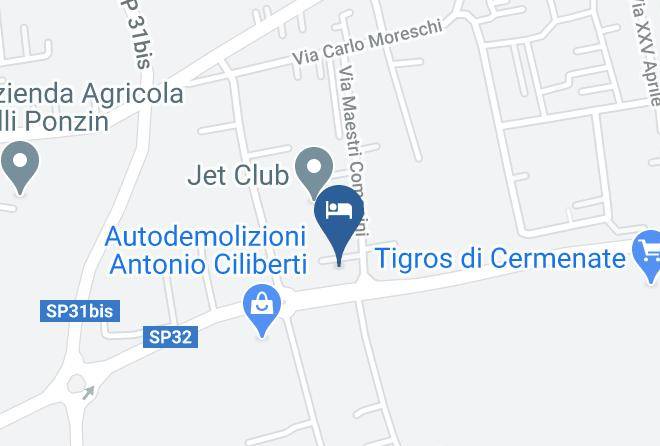 Como - Hotel Gardenia Cermenate Maps