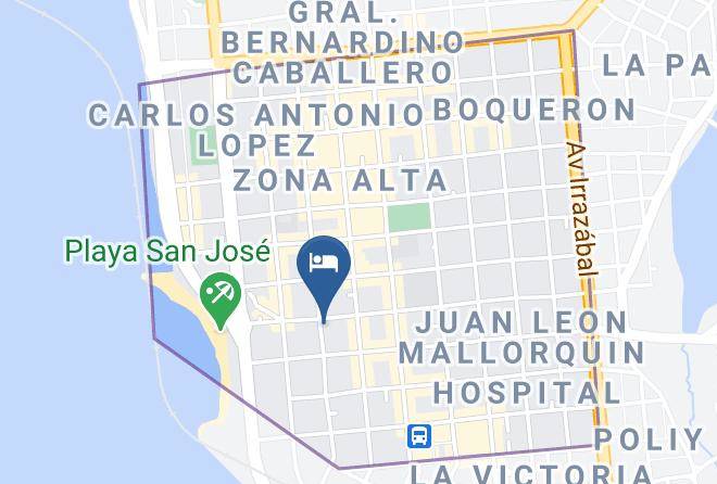 Encarnacion - Hotel Gardenia Maps