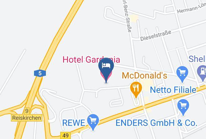 Giesen - Hotel Gardenia Maps