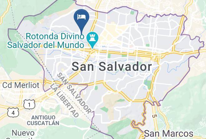 San Salvador - Hotel Gardenia Inn Maps